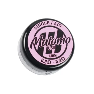 MALOMO NI 80 COIL SINGLE / AIO 0.20– 0.30 OHM – PINK